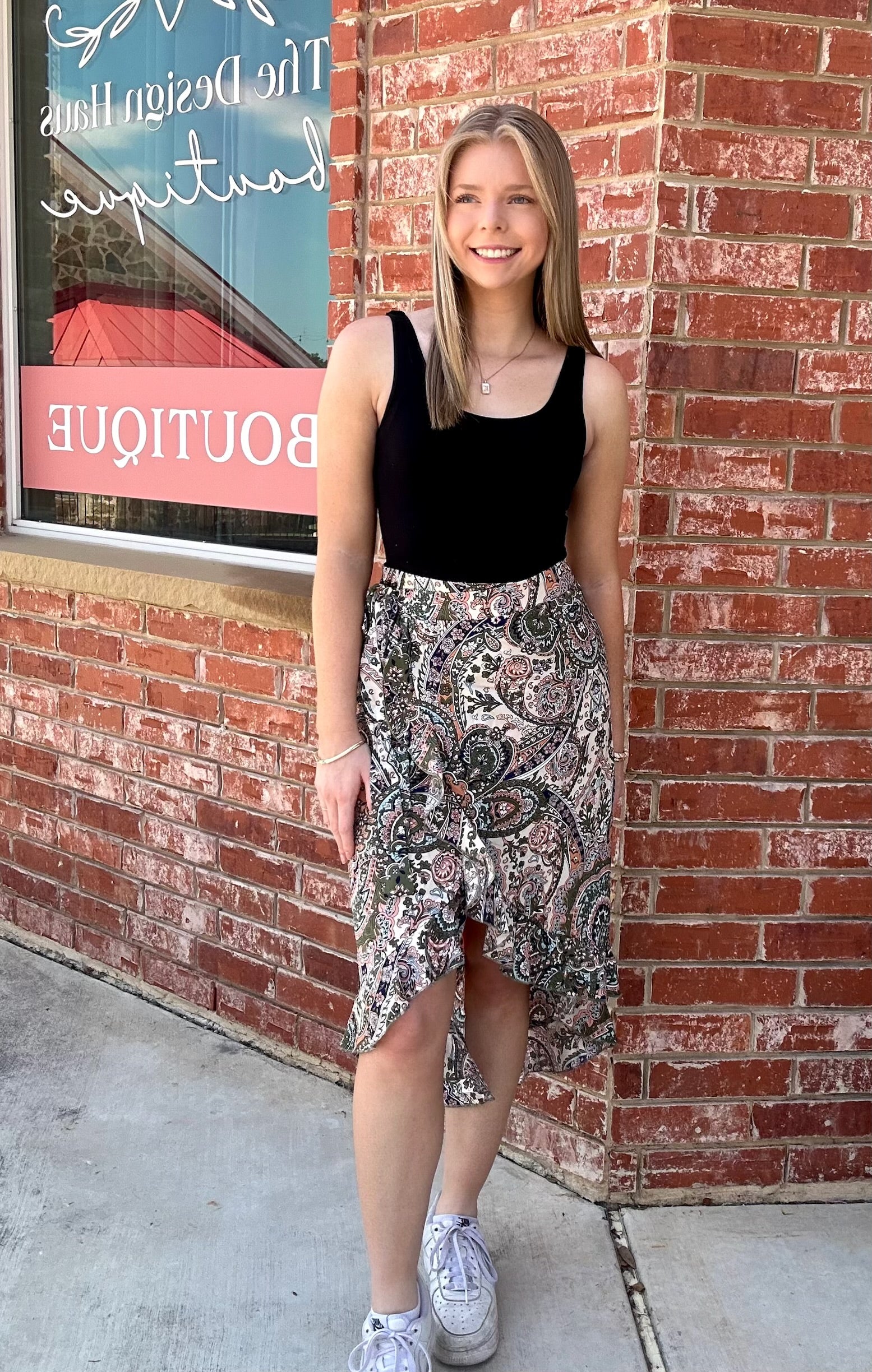 Boho Floral Wrap Skirt – Design Haus Boutique