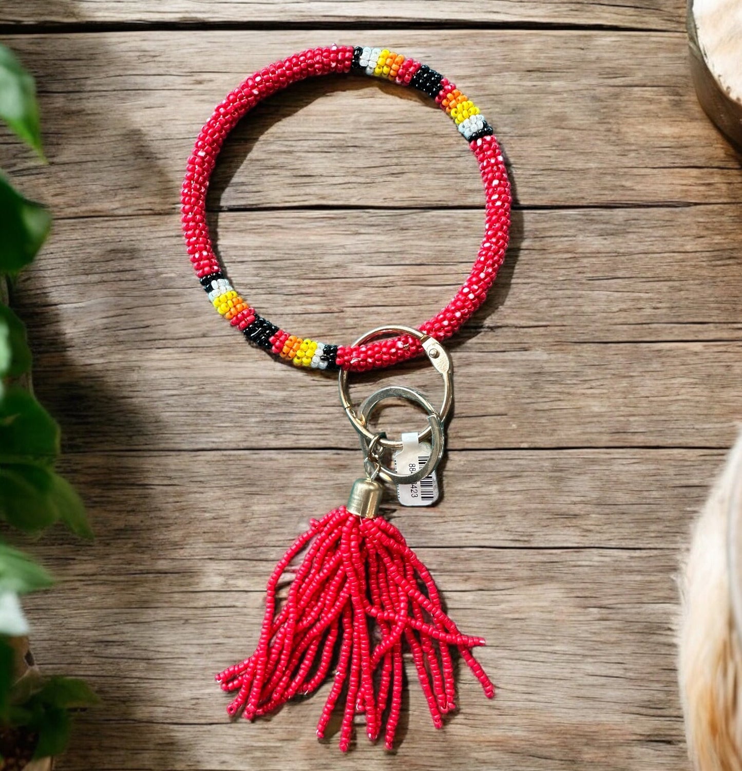 Beaded Key Ring Bangle