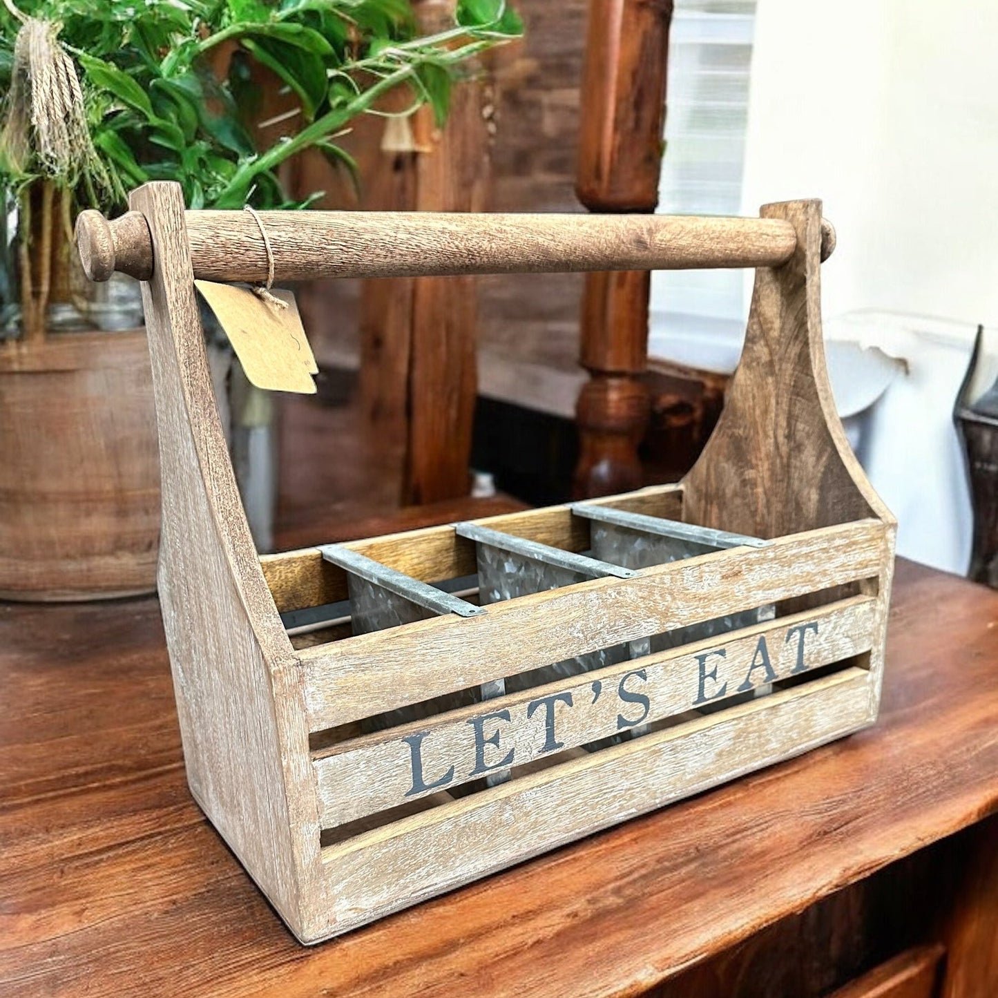 "Let's Eat" Paper Towel Holder