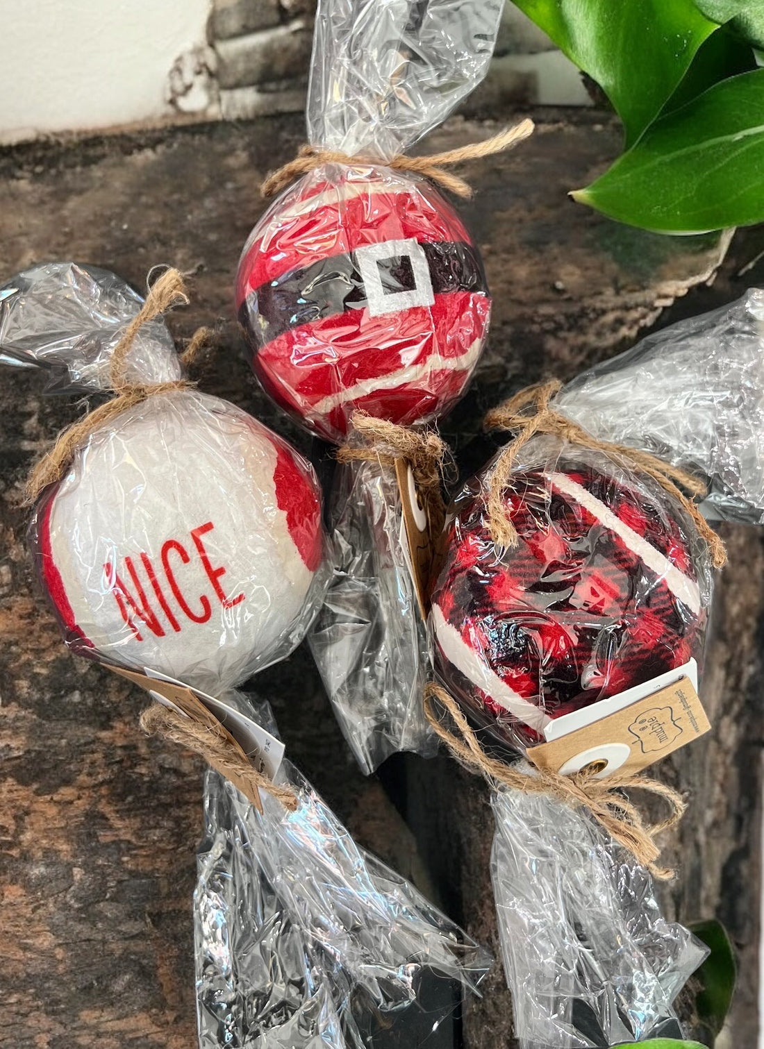 Dog Christmas Ball Toy