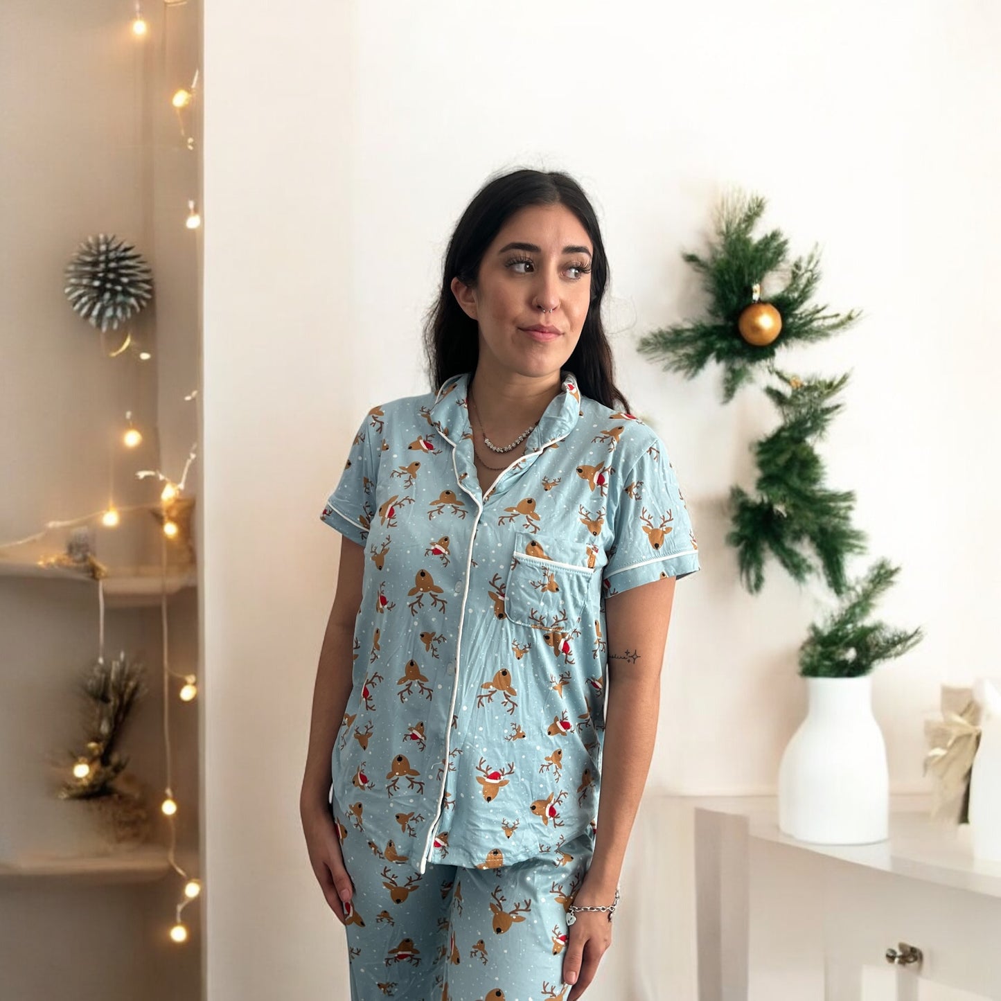 Hello Mello Holiday Pajama Top