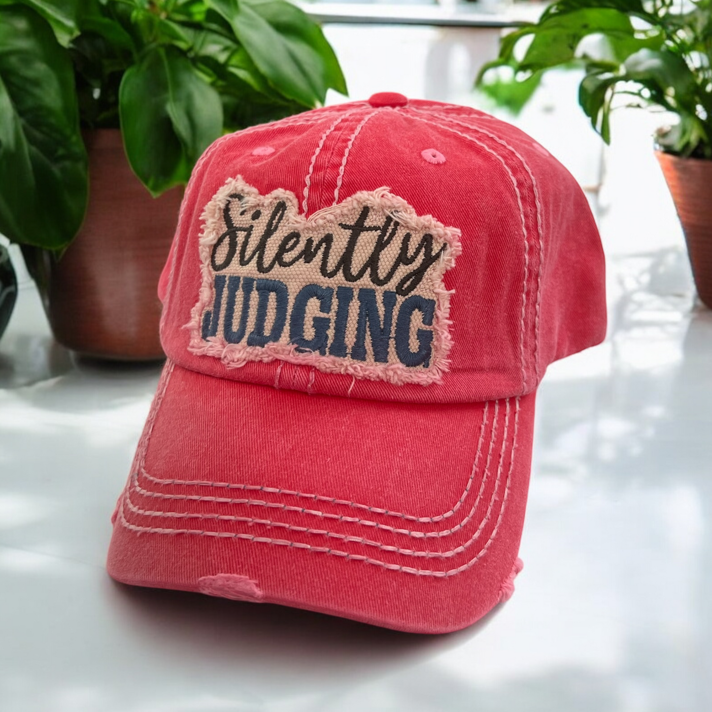 “Silently Judging” Baseball Cap