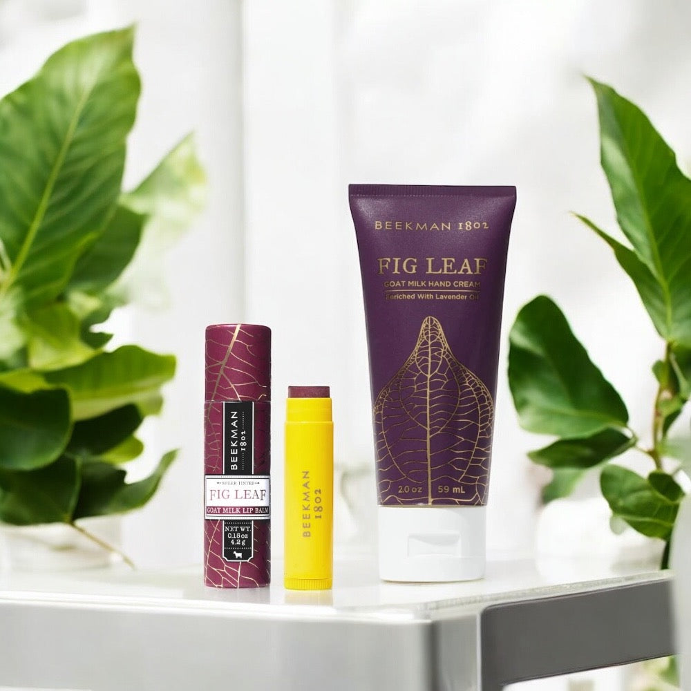 Fig Leaf Hand Cream & Lip Balm Gift Set