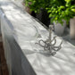 Pewter Octopus Stem Wine Glass