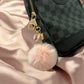 Pom Pom Chic Clip on Keychain