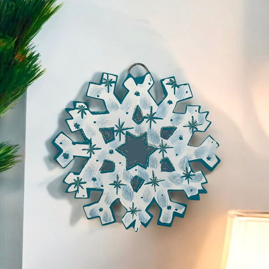 Snowflake Glittery Charm