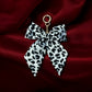 Cheetah Bow Clip On Keychain