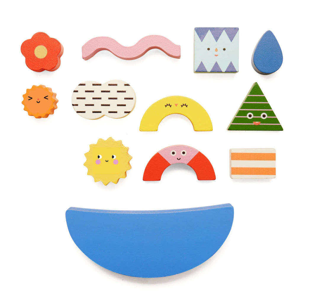 Teeter Totter Wood Balance Shapes