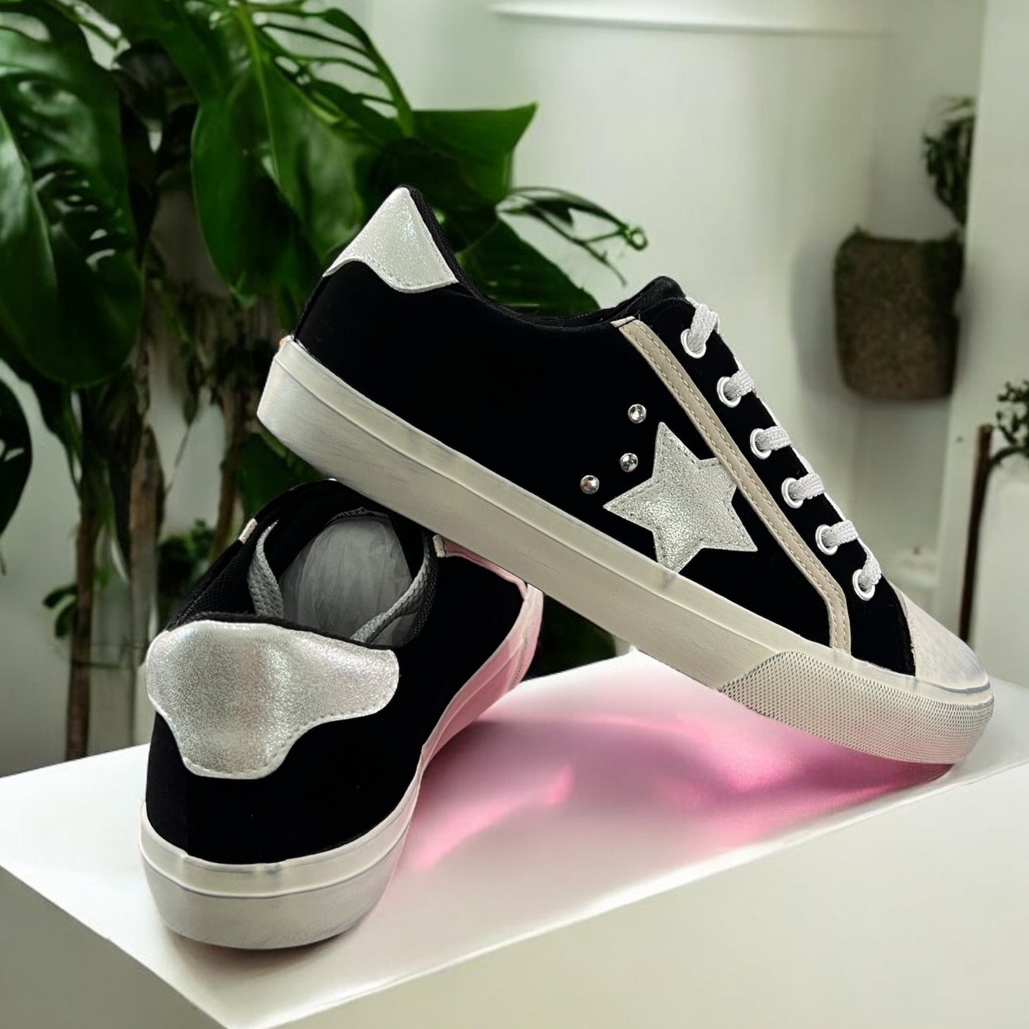 Big Dipper Velvet Corky Sneakers