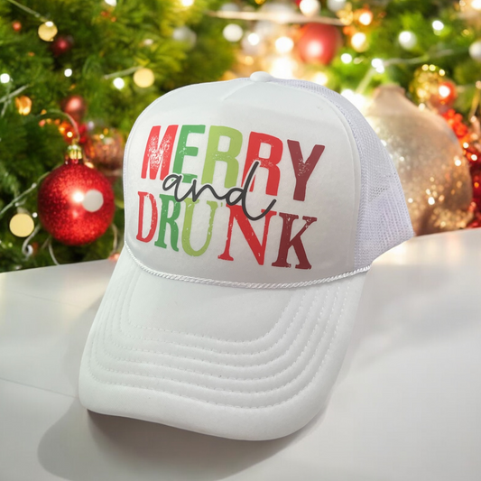 “Merry & Drunk” Trucker Hat