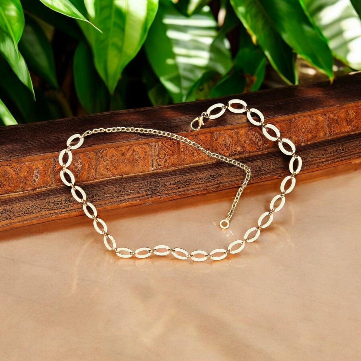 Oval Ring Chain Belts