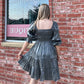 Gunmetal Short Length Dress