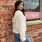 Cream Sheer Woven Jacket