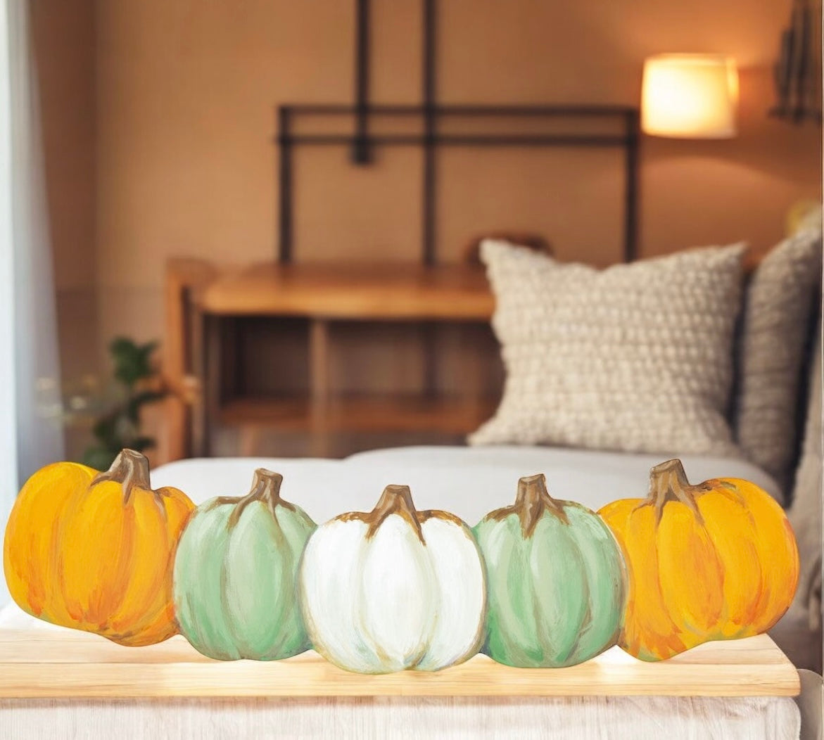 Round Top Pumpkin Garland for Changeable Board