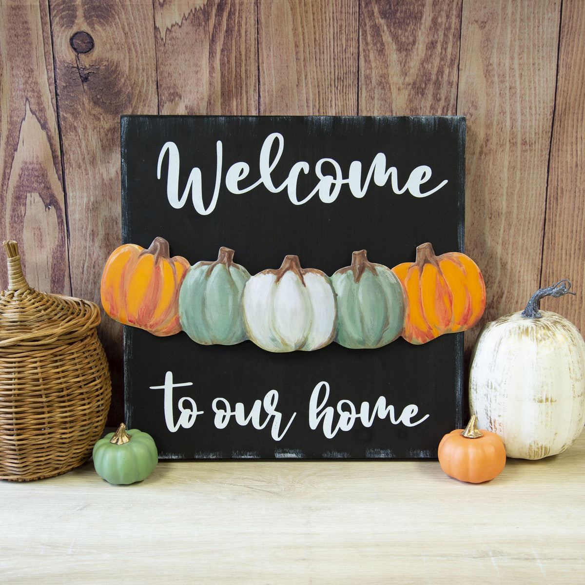 Round Top Pumpkin Garland for Changeable Board