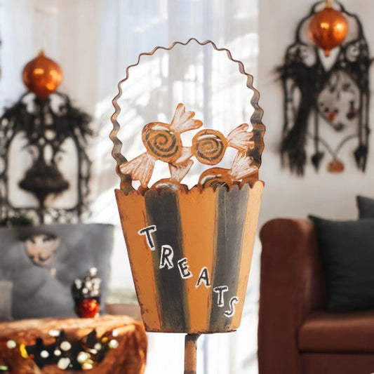 Trick or Treat Basket Finial