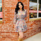 Boho Multicolor Paisley Dress