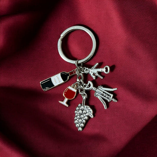 Wine Lover’s Accessories Keychain