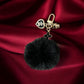 Pom Pom Chic Clip on Keychain