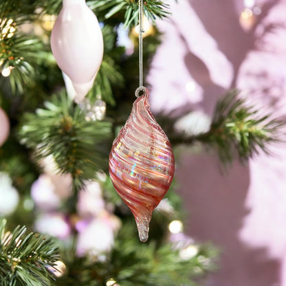 Pastel Olive Swirl Ornament