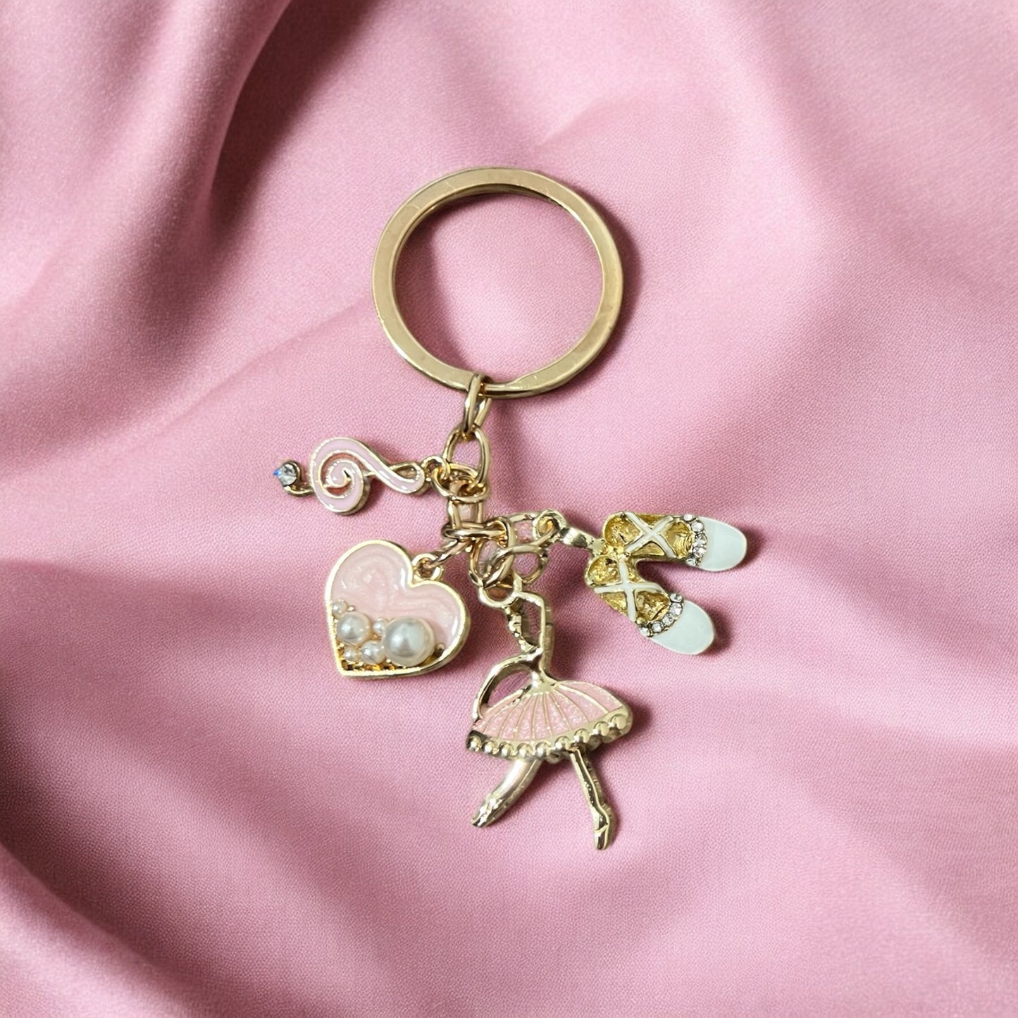 Girly Dancer Keychain