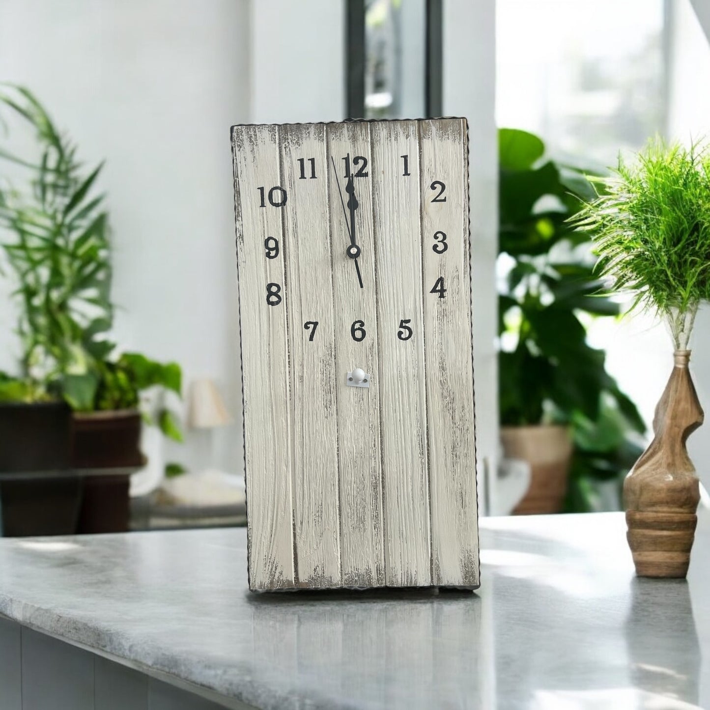 Farmstyle Wooden Clock Display Board