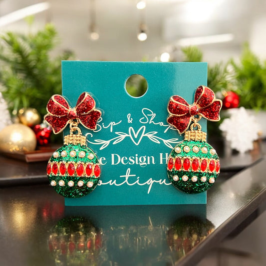 Christmas Ornament Earrings