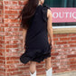 Cowgirl Black Ruffle Sequin Dress