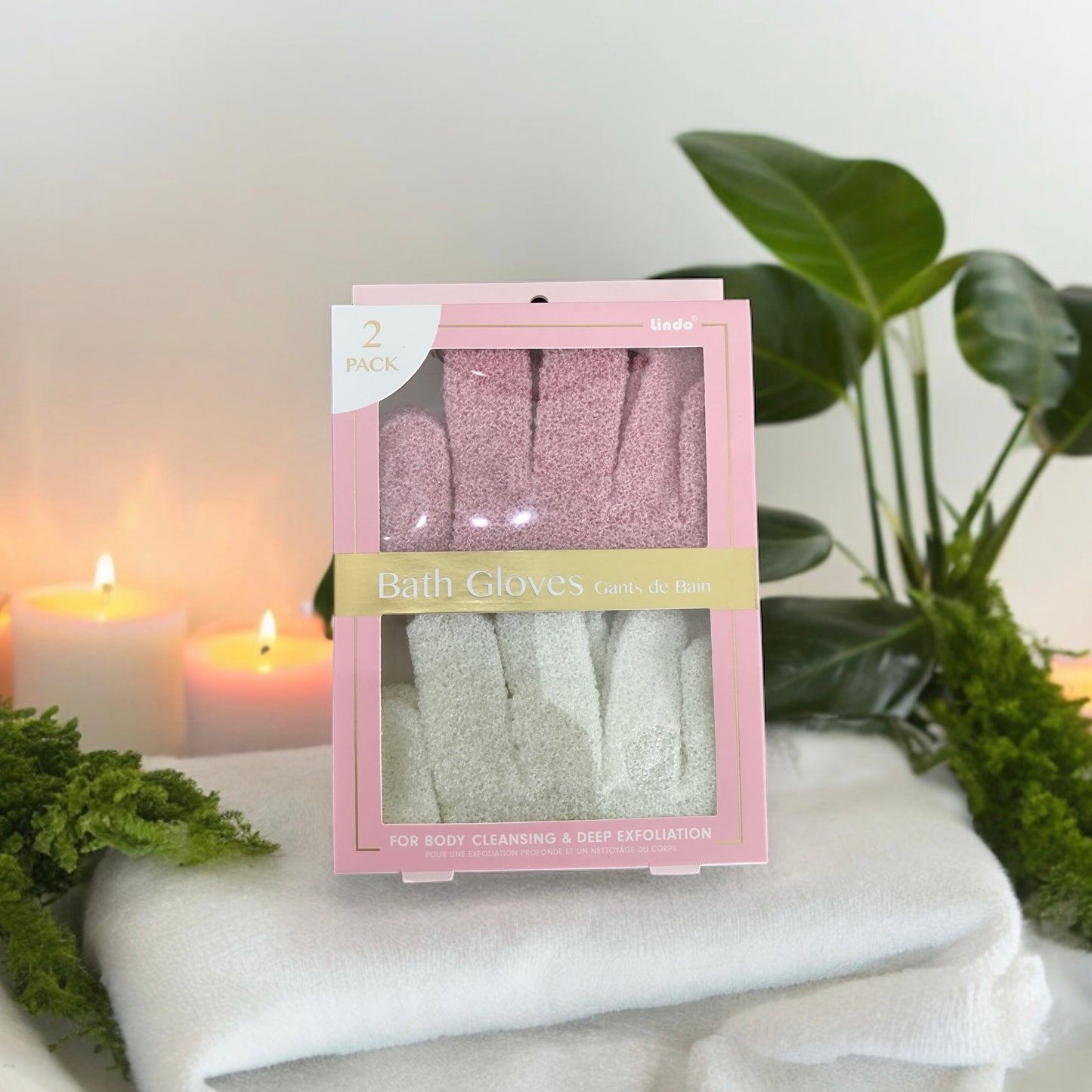 Lindo Health & Beauty Bath Gloves