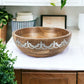 Heritage Inlay Wood Serving Bowl