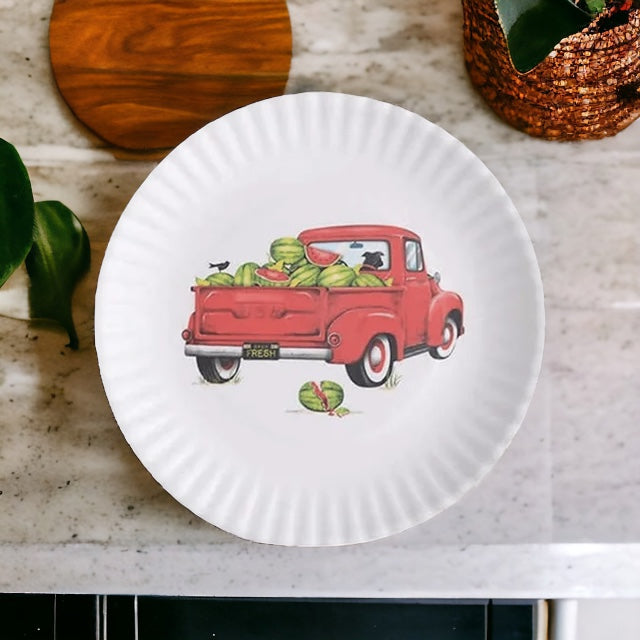 Summertime Melamine Paper Plates