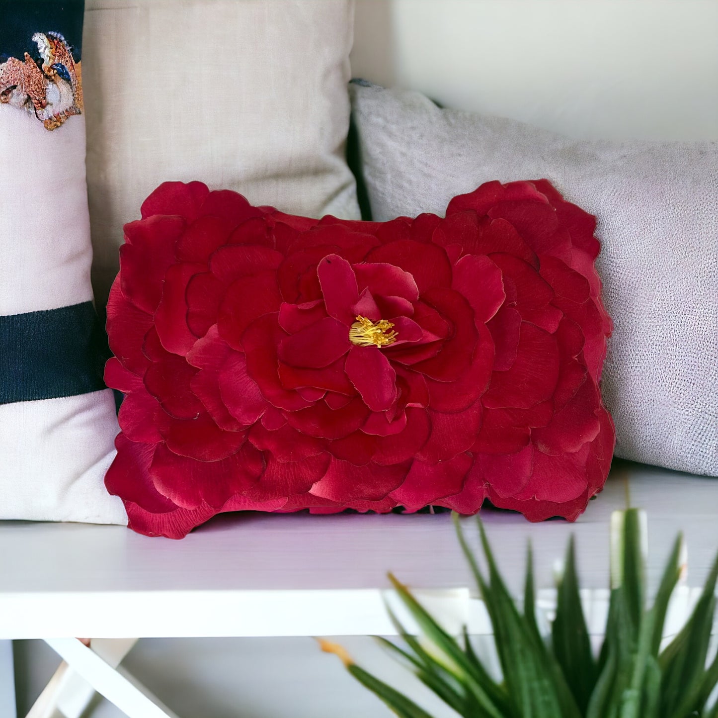 Decorative Flower Petal Pillows