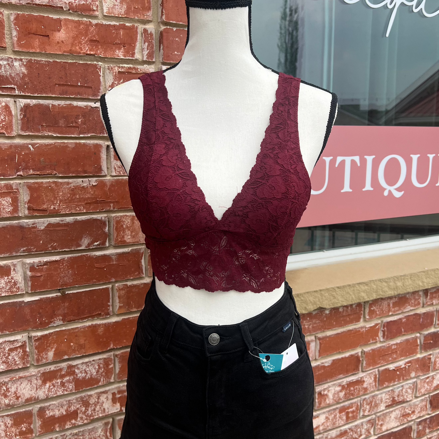 Scalloped Lace Bralette