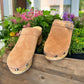 Suede Brown Sandal Clogs