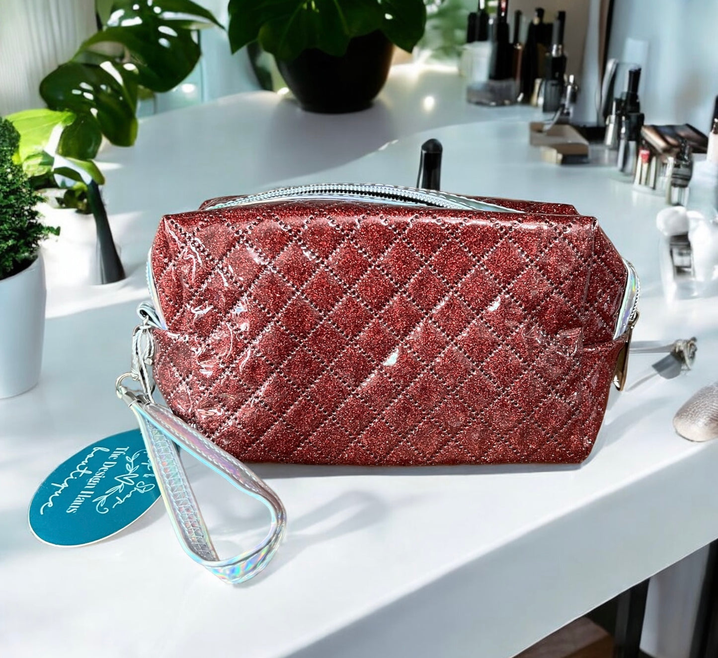 Red Makeup Bag