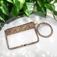 Animal Print Transparent Wristlet