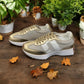 Your Welcome Gold Corky Sneakers