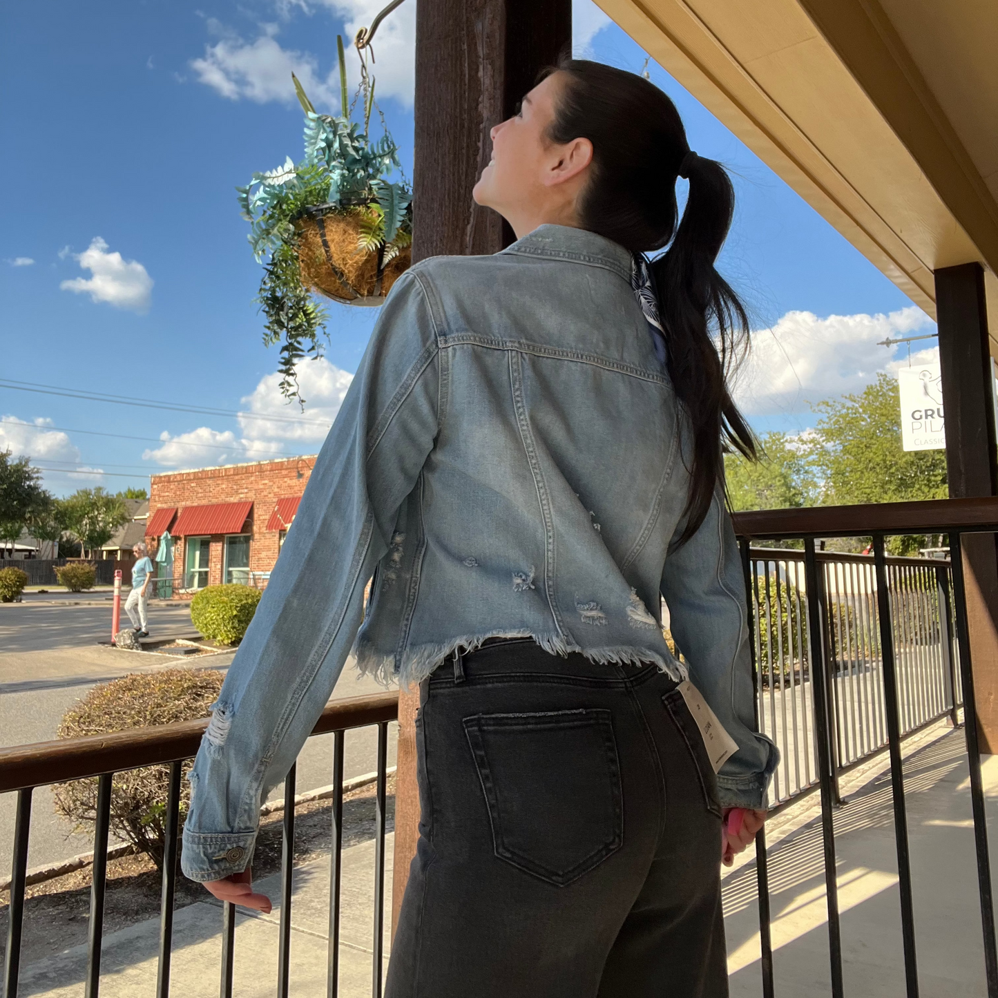 Cropped Denim Jacket