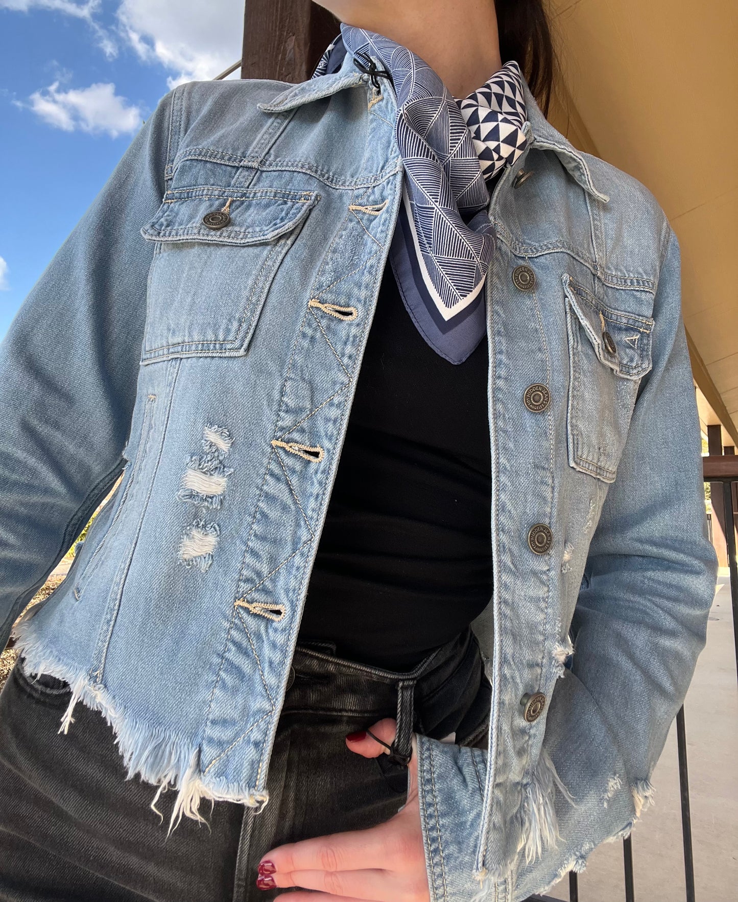 Cropped Denim Jacket