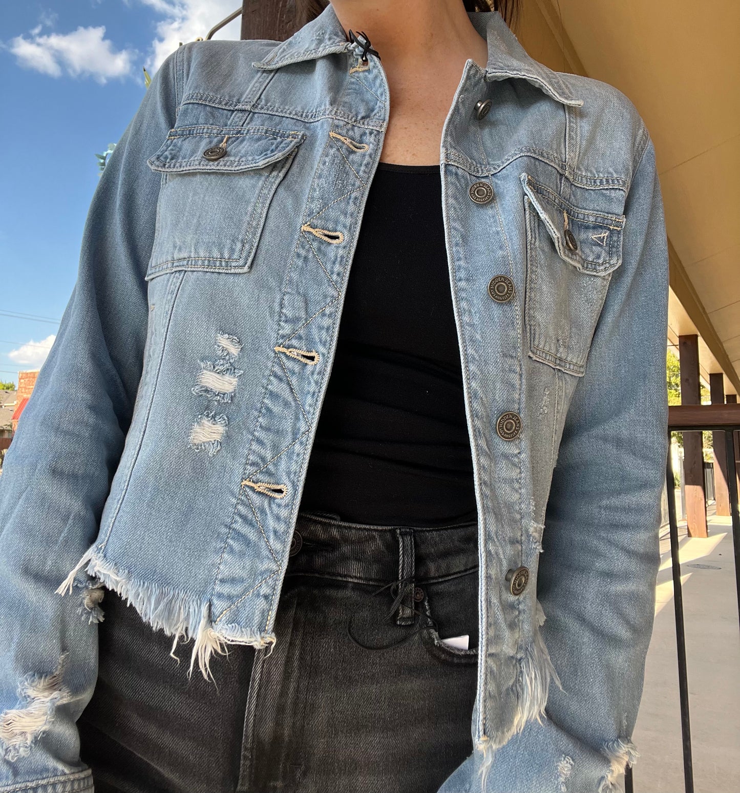 Cropped Denim Jacket