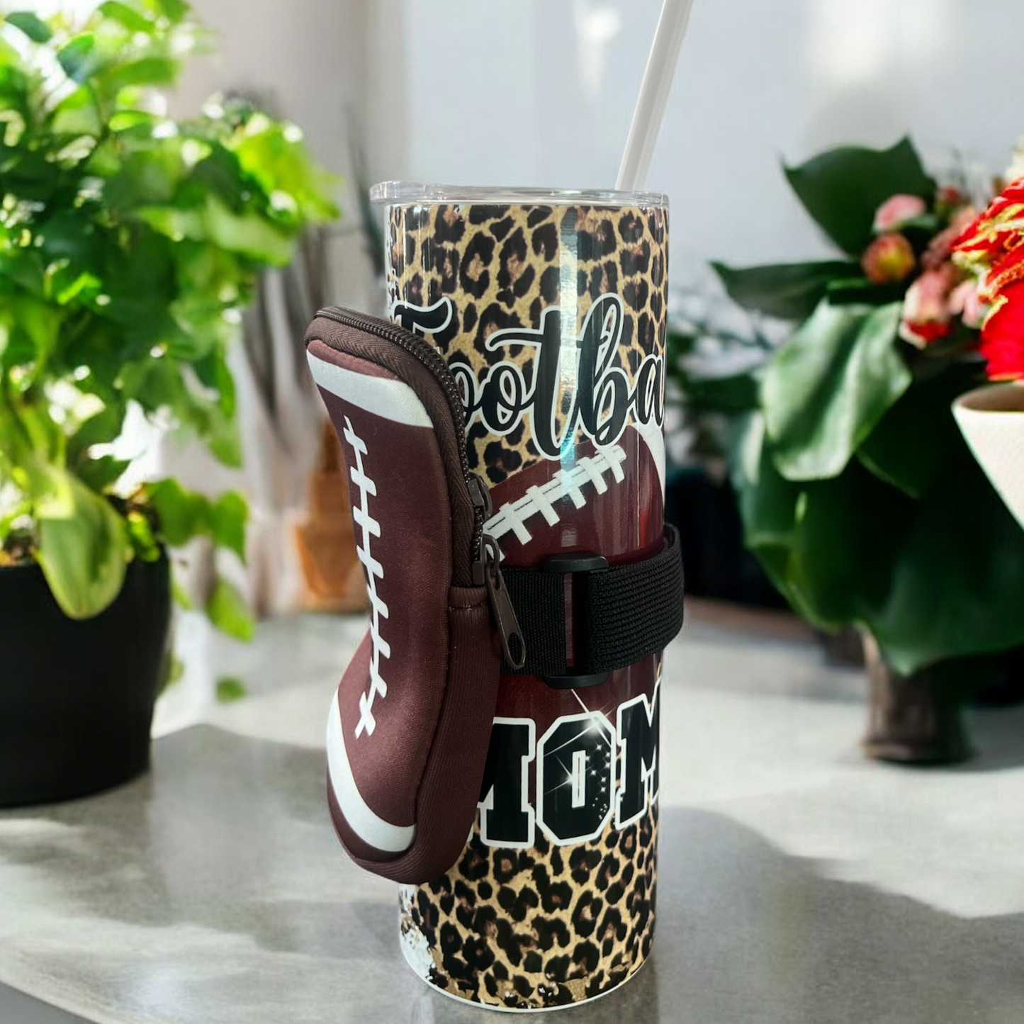 Football Tumbler Pouch