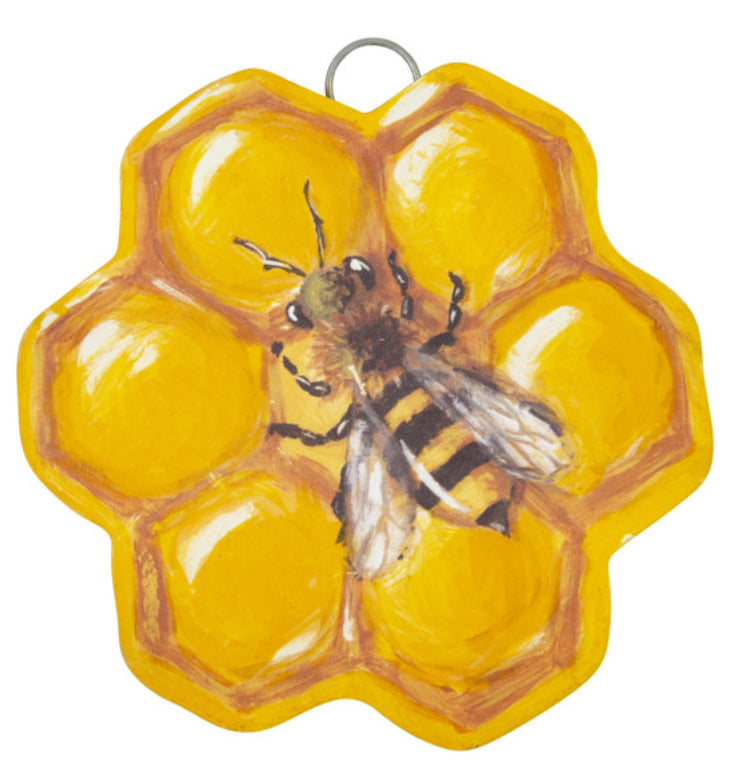 Round Top Honey Bee Charm