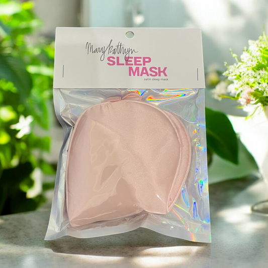 Satin Blush Sleep Mask