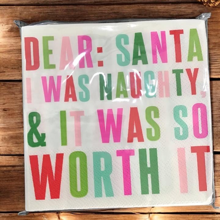 “Dear Santa” Napkin Set