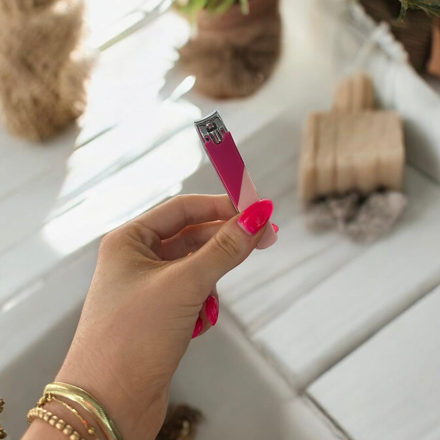 Pink Nail Clippers