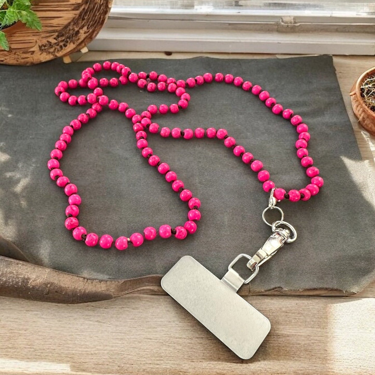 Beaded Phone Lanyard