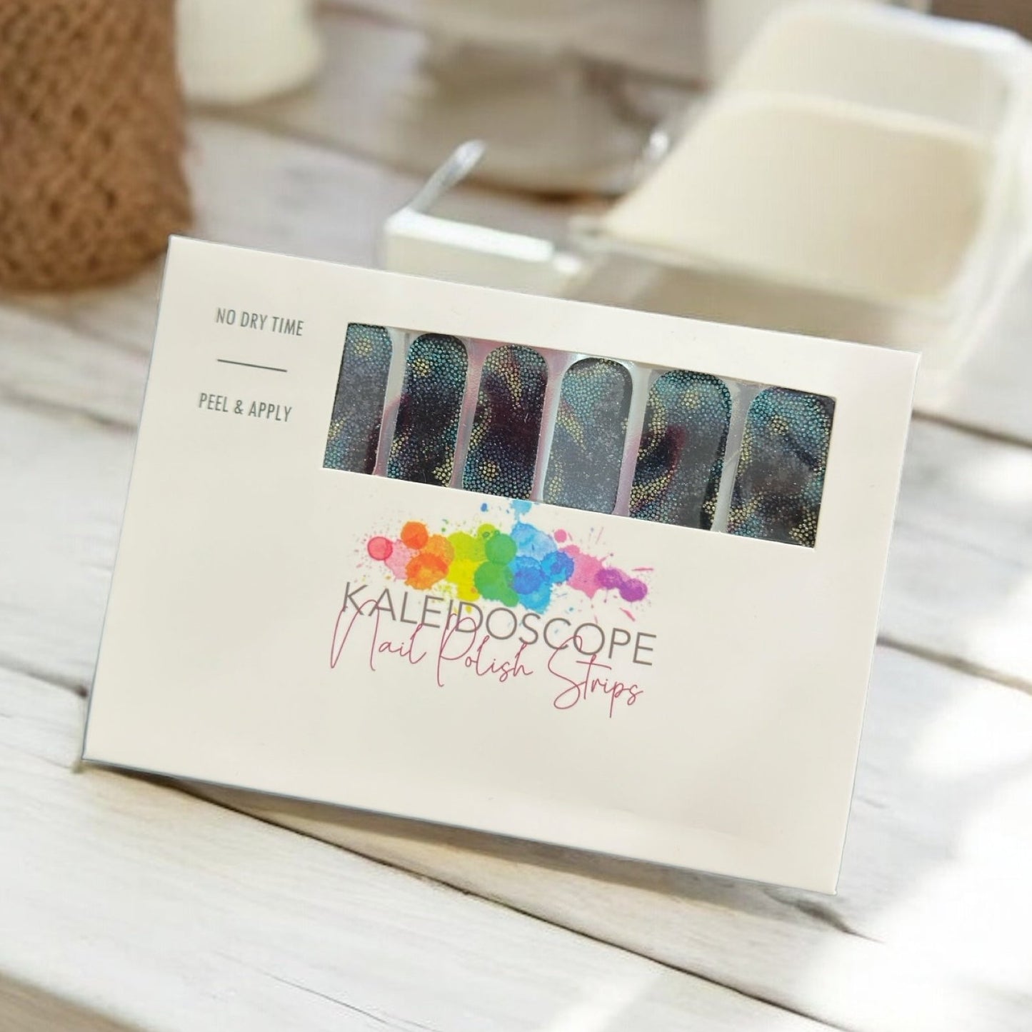 Kaleidoscope Glitter Nail Polish Strips