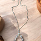 Multicolored Teardrop Pendant Necklace