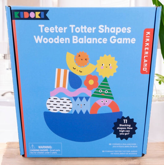 Teeter Totter Wood Balance Shapes