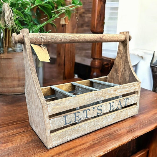 "Let's Eat" Paper Towel Holder